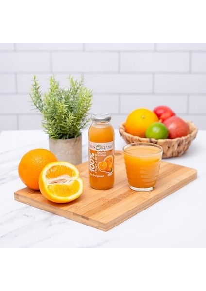 Benorganic Portakal Suyu 250 ml Cam Şişe
