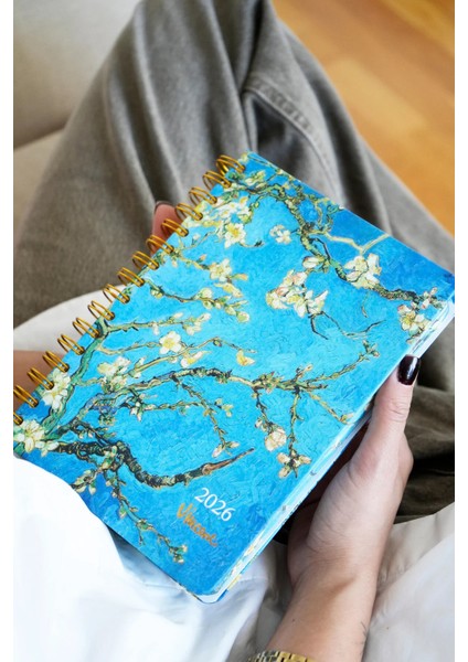 Spiralli Sert Kapak 2026 Günlük Ajanda A5 indirimleri