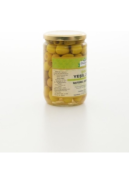 Limonlu Zeytin Limon Dolgulu Ayvalık Yeşil Zeytin 660 cc Cam Kavanoz fiyatları