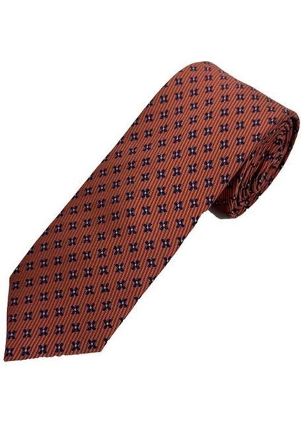 Taba Lacivert Desenli Kravat ve Mendil Set fiyatları