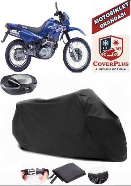 Yamaha Xt 600 E Siyah Arka Çanta Uyumlu Motorsiket Brandası Motor Örtüsü Çadır Su Geçirmez Motosiklet Kılıfı Motor Brandası