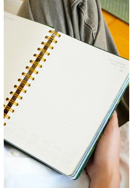 Spiralli Sert Kapak 2026 Günlük Ajanda A5 indirimleri