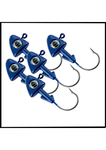 Uyguna-Yakala 10 Gr -Mavi -Kurşunlu olta Iğnesi zoka -5 Adet ALA.268