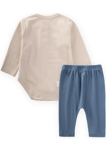 Fitilli Basic Zıbın Takım 0-3 Yaş Açık Bej indirimleri