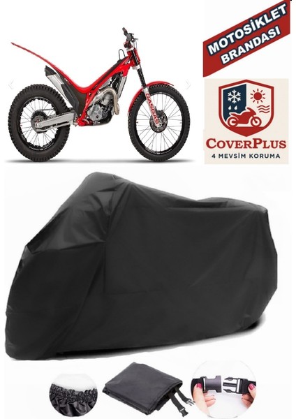 Gas Gas Txt Pro 250 Siyah Motorsiket Brandası Motor Örtüsü Çadır Su Geçirmez Motosiklet Kılıfı Motor Brandası