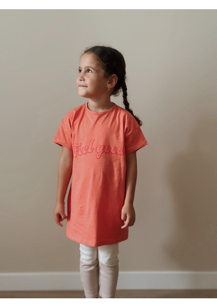 Tunik T-Shırt 4-12 Yaş Mercan fırsatları