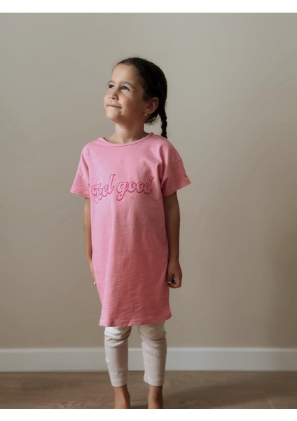 Tunik T-Shırt 4-12 Yaş Pembe fırsatları