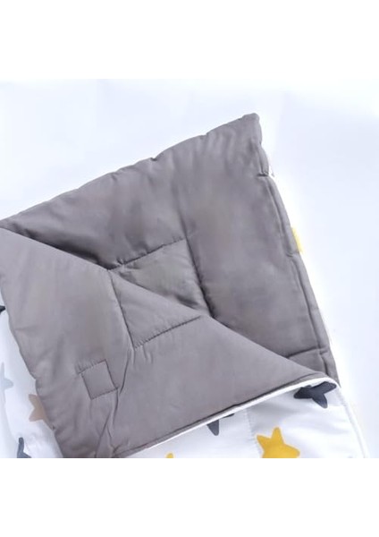 Bebek El Yapımı Yıldız Desenli Alt-Aç Minderi ve Yastığı (Desen 2) modelleri