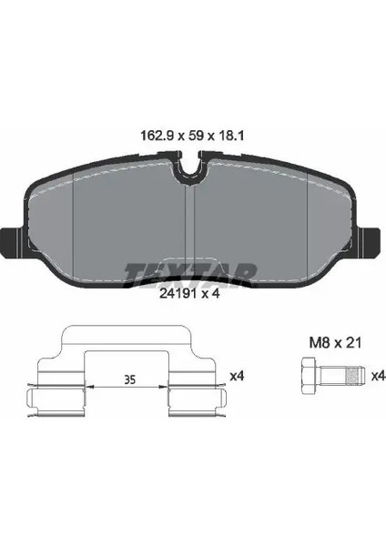 2419101 On Fren Balatasi 4H222D007DA 4H222K021AA LR019618
