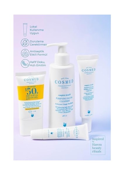 Cosmed Akne Eğilimli Ciltler Için Çay Ağacı Içeren Kontrol Jel fiyatları