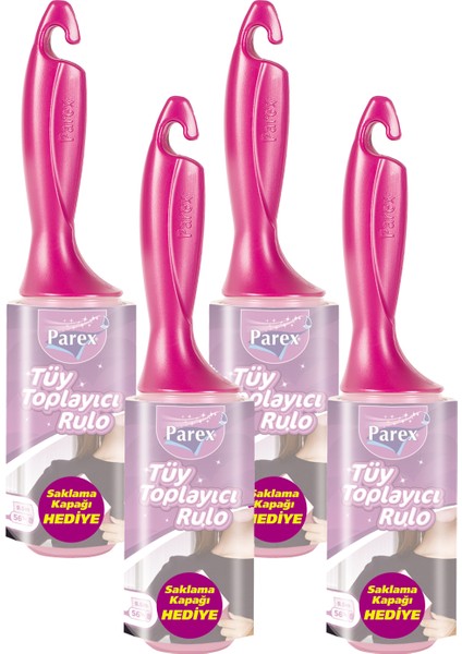 Premium Tüy Toplayıcı Rulo 56 Yapraklı x 4 Adet