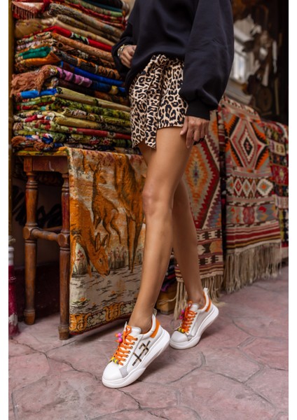 Repso Kadın Kum Lila Bagcık Detay Eva Taban Sneaker modelleri