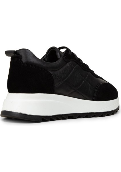 Kadın Hakiki Süet Siyah Spor Ayakkabı - N0915ZSYHC01 fiyatları
