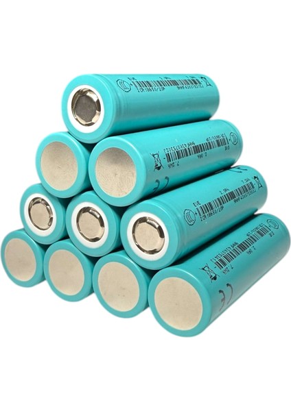 Eve 18650 3.7V (Volt) 2000 Mah 15C 30A 20P Lityum Şarj Edilebilir 10 Adet Pil(Batarya) Kutu Hediye