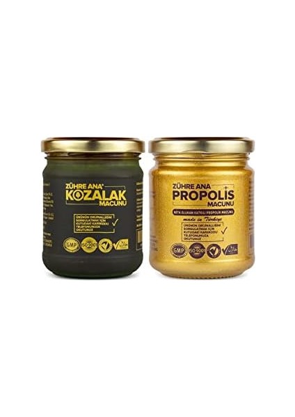 Zühre Ana Kozalak Macunu + Zühre Ana Propolis Macunu modelleri