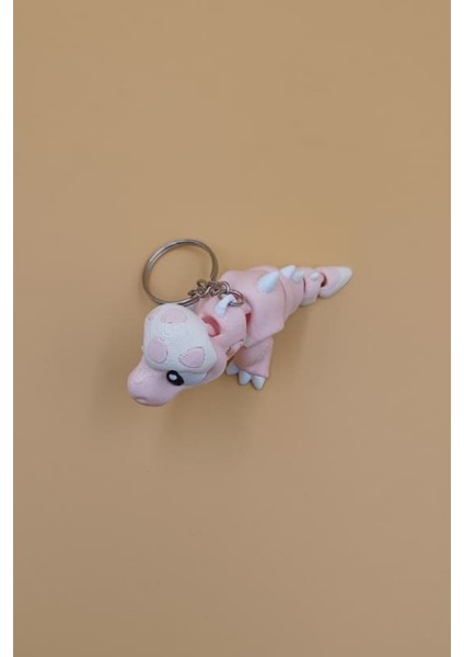Sevimli Dinozor Figürlü Hareketli Anahtarlık Çanta Süsü Charm fiyatları