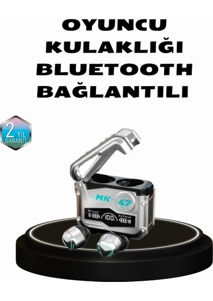 Kablosuz Spor Kulaklık – Düşük Gecikmeli Oyun Modu, Powerbank Şarj Kutusu