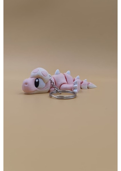 Sevimli Dinozor Figürlü Hareketli Anahtarlık Çanta Süsü Charm fırsatları