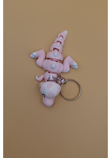 Sevimli Dinozor Figürlü Hareketli Anahtarlık Çanta Süsü Charm indirimleri