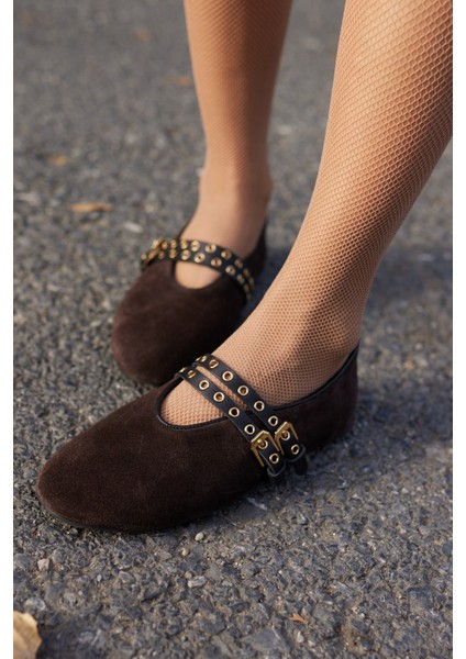 Winks Kadın Leopar Tay Deri Babet fırsatları