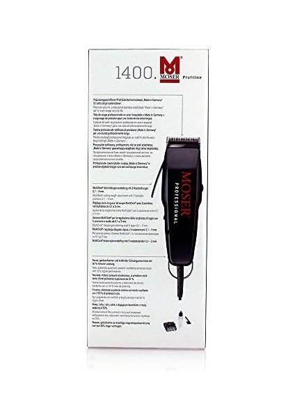 Moser 1400 – 0087 Için Profesyonel Saç/sakal Kesme Makinesi Şebeke Voltajı modelleri