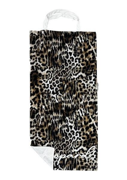 Leopar Desenli Plaj Havlusu Çantaya Dönüşür 70X150 1110L fiyatları