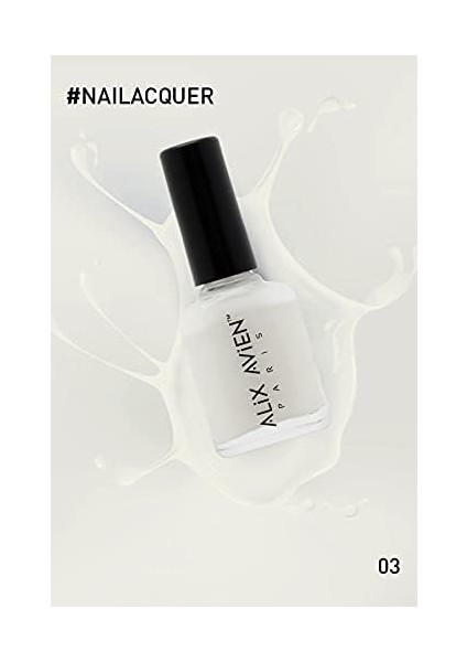 Inci Beyaz Oje 03 - Yüksek Pigmentli Uzun Süreli Kalıcılık Hızlı Kuruma - Nail Lacquer 03 modelleri