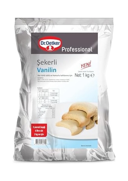 Dr. Oetker 1 kg Şekerli Vanilin