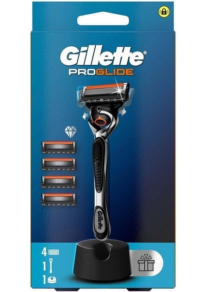 Gillette Proglıde Mnl H 4 Stand Sanity Tıraş Makinesi Siyah