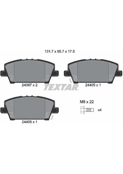 2408701 On Fren Balatasi 45022SMGE00 45022SMGE01 45022SMGE50