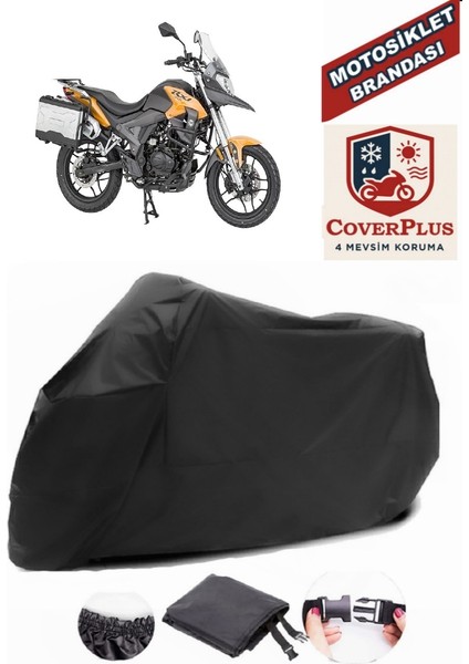 Mondial RX1I Evo Siyah Motorsiket Brandası Motor Örtüsü Çadır Su Geçirmez Motosiklet Kılıfı Motor Brandası