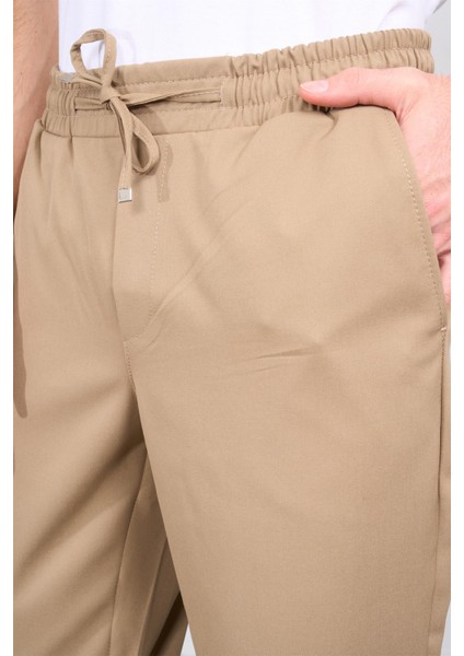 16 Bej Erkek Venüs Jogger Poliviskon Pantolon modelleri