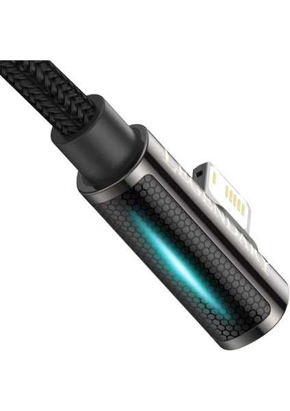 Baseus Legend Elbow USB To iPhone Lightning 2.4A Hızlı Data Şarj Kablosu 1M-(5775 - M666R347-K27 fırsatları
