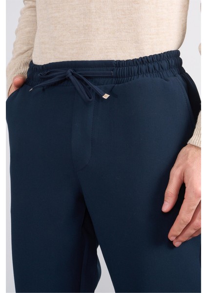 14 Lacivert Erkek Duble Fast Jogger Poliviskon Pantolon fırsatları