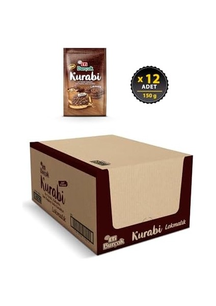 Eti Burçak Kurabi Torba Kakaolu 150 G x 12 Adet modelleri