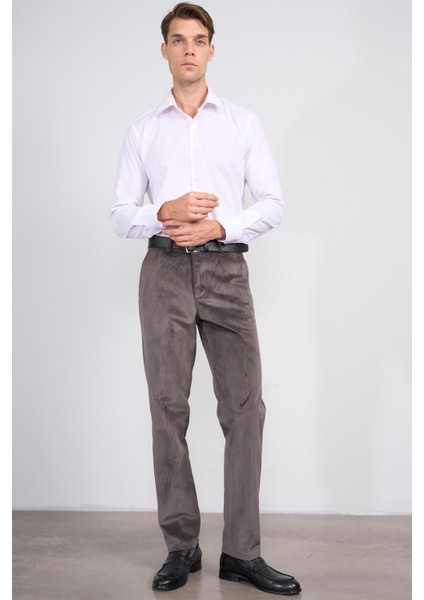 C.k 9246 Mnt Erkek Kadife Pantolon Vizon No 6