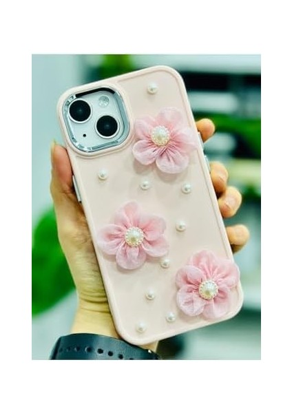 Go Aksesuar 13-14 ve 15 ile Uyumlu Tül Çiçek Oyuncak Tasarımlı Esnek Silikon Kılıfı fiyatları