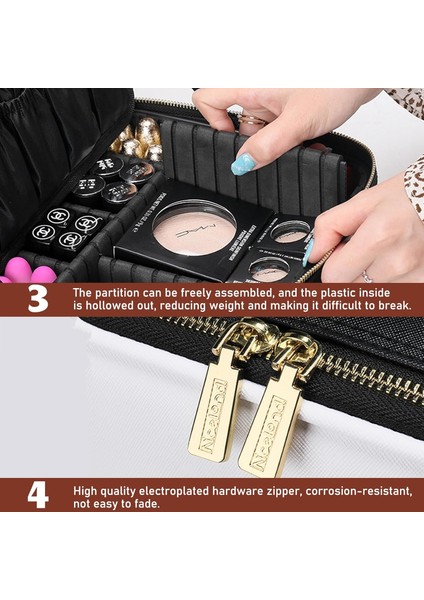 LED Işıklı Aynalı Makyaj Çantası Seyahat Makyaj Çantası fırsatları