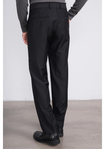 7 Siyah Erkek Poliviskon Ithal Regular Pantolon indirimleri