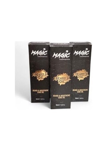 Magic Cosmetics Sakal ve Bıyık Bakım Yağı 50 ml – Besleyici & Parlaklık Veren Formül – Güçlendirici ve Nemlendirici Serum – Yumuşatır ve Sağlıklı Görünüm Sağlar – Beard Oil Tüm Sakal Tipleri fiyatları