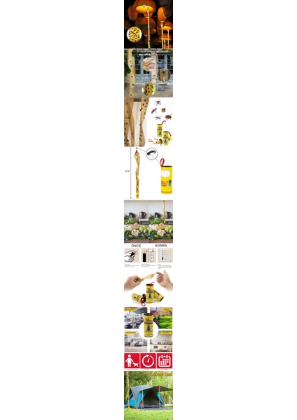 Hsnet Yapışkanlı Sinek Şeridi Sinek Kapanı 4 Adet - M850R698-K12850 fiyatları