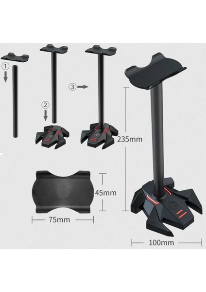 Plextone GP200 Oyuncu Kulaklık Standı - Kulaklık Askısı - Kulaklık Tutacağı- - M709R548-K93 fırsatları