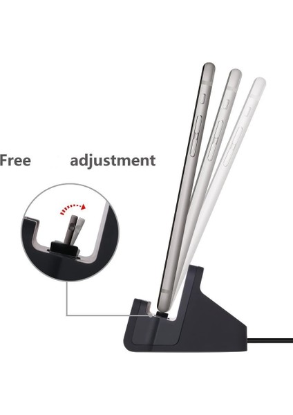 Iphone 14-13-12-11 2in1 Masaüstü Stand+ USB Şarj KABLOSU-(5775) - M966R884-K47966 fiyatları