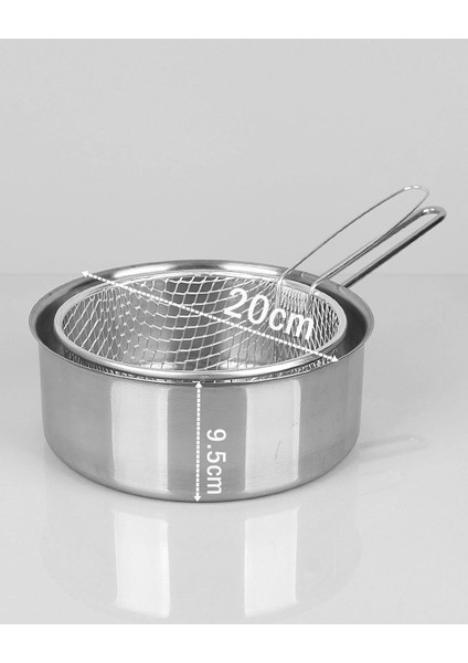 Hsnet Fritözlü Kaçerola Multi Kullanım Çelik 20 cm - M145R399-K17145 fiyatları