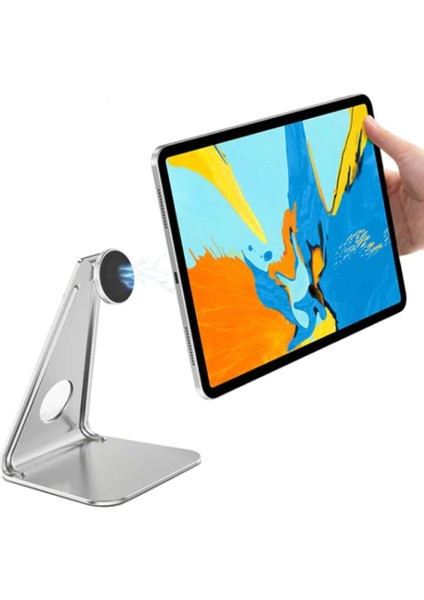 Ally Metal Masa Üstü Standlı Mıknatıslı Tablet Telefon TUTUCU-(5775) - M276R480-K82276