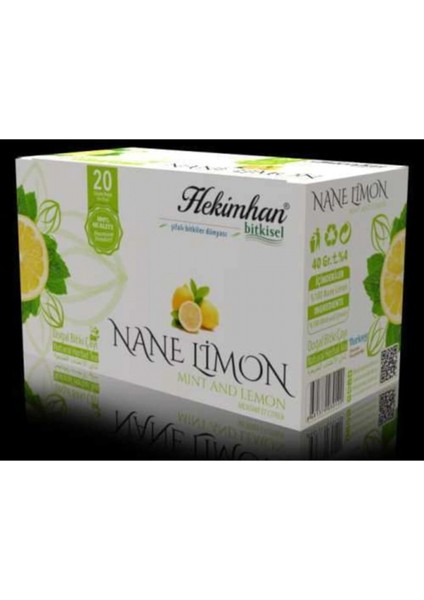 Nane Limon 20 Li Süzen Poşet Çay