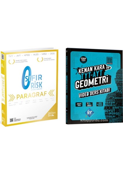 Paragraf Sıfır Risk ve Kenan Kara ile TYT AYT Geometri Video Ders Kitabı