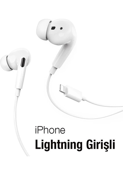 Hoco M1 Pro Series iPhone Lightning Kulakiçi Kablolu KULAKLIK-(5775) - M692R187-K08692 modelleri