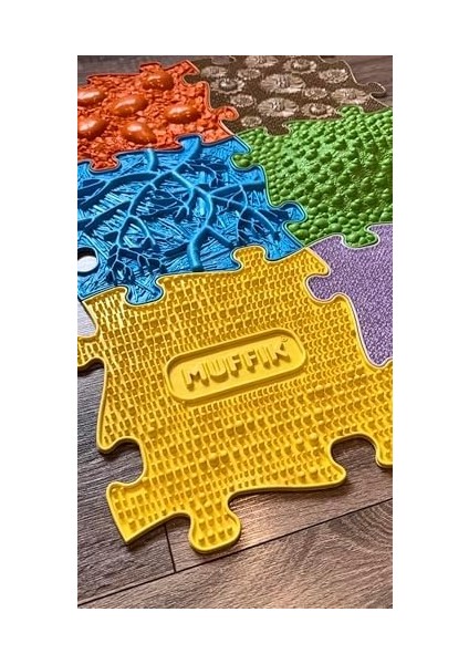 Baby Mat Seti - 1-3 Yaş Bebek Duyu Gelişim Matı - 6'lı Ortopedik Aktivite Matı - Tummy Time ve Motor Gelişim Için Renkli Duyu Bütünleme Seti fiyatları