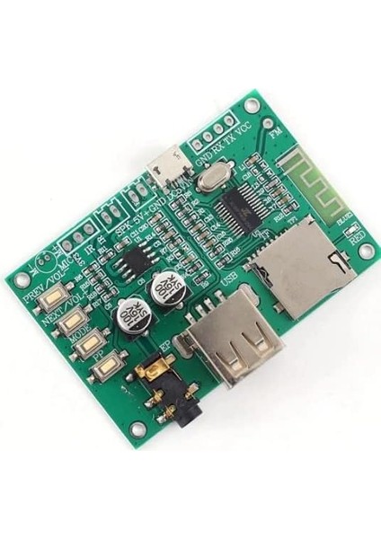 BT-201 Mp3 Bluetooth 5.0 Dijital Güç Amplifikatörü Modülü